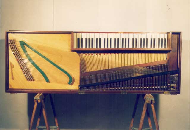 Tafelklavier Sébastian Erard, Paris 1786; Grundriss