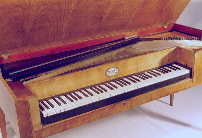 Tafelklavier Walter & Sohn, Wien ca. 1820; Teilansicht