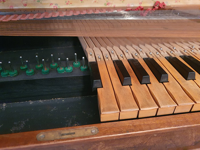 Clavichord nach Johann Heinrich Silbermann (Straßburg 1775). Anonyme Kopie o. Nr.