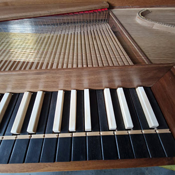 ungebundenes, zweichöriges Clavichord Anonymus, deutsch, ca. 1790, Kopie von Jacques C. M. van t Veer 2004