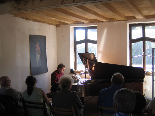 10. September 2006: Oliver Drechsel spielt am Tag des Offenen Denkmals 2006 in Haus Eller.