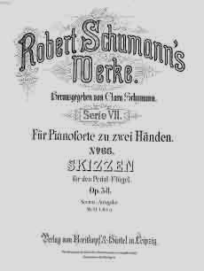 Titelblatt Schumann op. 58